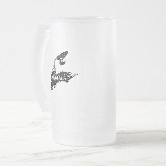 Jet ski's grote sprong matglas bierpul (Voorkant links)