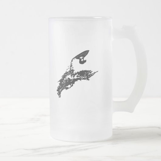 Jet ski's grote sprong matglas bierpul (Rechts)