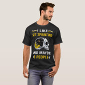 Jet Sprint sprintboot racen T-shirt (Voorkant volledig)