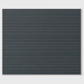 Jet Stream Strepen Donker Marineblauw Cadeaupapier (Vlak)