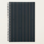 Jet Stream Strepen in Donker Marineblauw Planner (Voorkant)