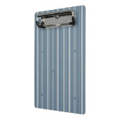 Jet Stream Strepen in Koloniaal Blauw Mini Klembord (Angled2)