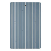 Jet Stream Strepen in Koloniaal Blauw Mini Klembord (Achterkant)