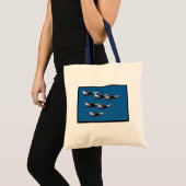Jet Team in formatie Tote Bag (Voorkant (product))