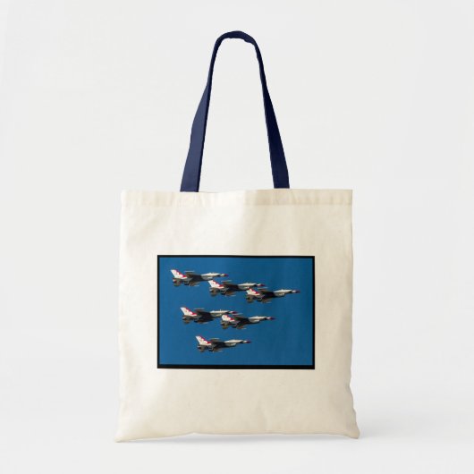 Jet Team in formatie Tote Bag (Voorkant)