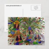 Jet van der Linden ansichtkaart Briefkaart (Voorkant / Achterkant)