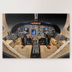 Jet Vliegtuig Cockpit Legpuzzel