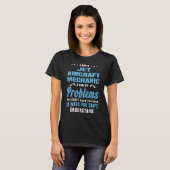 Jet Vliegtuig Mechanic T-shirt (Voorkant volledig)