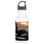 Jet Vliegtuig Waterfles (Voorkant)