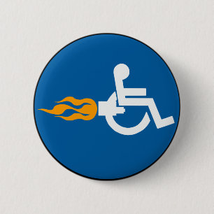 Jet Wheelstoel Ronde Button 5,7 Cm