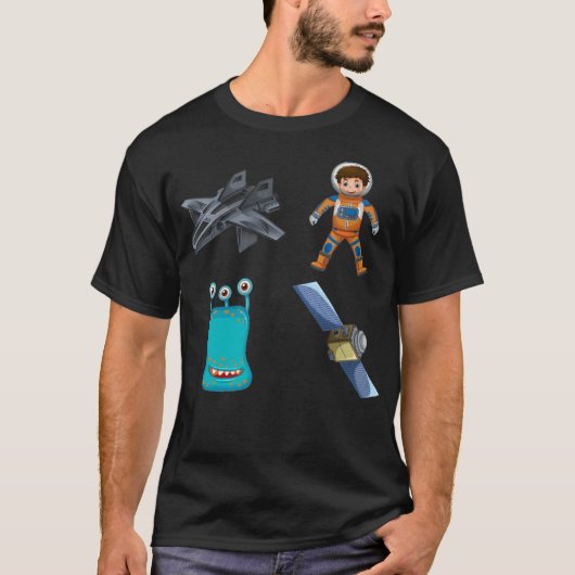Jet Zet Space Galaxy Pack T-shirt (Voorkant)