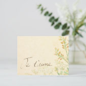 'Jet'aime' - Franse Vintage Victoriaans Bloemen Briefkaart (Staand voorkant)
