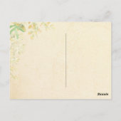 'Jet'aime' - Franse Vintage Victoriaans Bloemen Briefkaart (Achterkant)