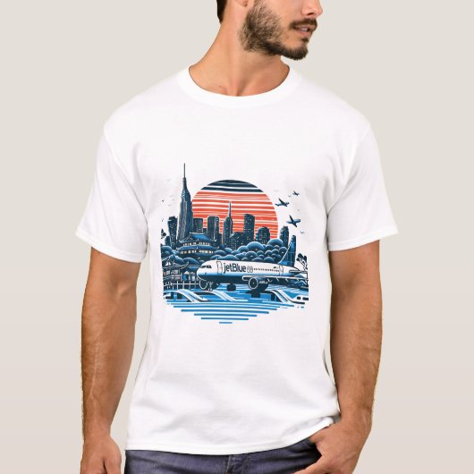 Jetblue Airbus T-shirt (Voorkant)