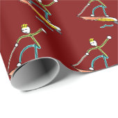 Jetboard Stickman Cadeaupapier (Rol Hoek)