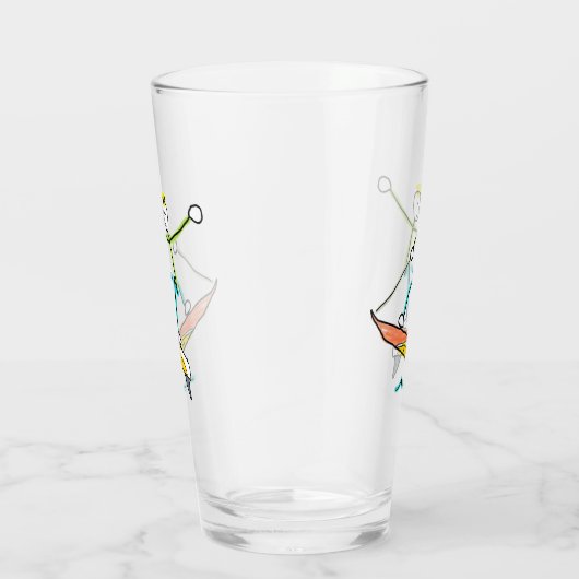 Jetboard Stickman Glas (Rechts)
