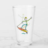 Jetboard Stickman Glas (Voorkant)