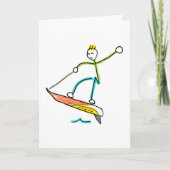 Jetboard Stickman Kaart (Voorkant)