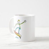 Jetboard Stickman Koffiemok (Voorkant links)