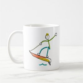 Jetboard Stickman Koffiemok