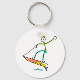Jetboard Stickman Sleutelhanger