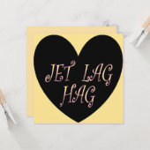 JETLAG HAG REISONTWERP KAART (Voorkant / Achterkant in situ)