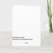 Jetlagged Comic Kaart-stewardess lijken op elkaar Kaart (Achterkant)