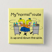 Jetlagged Comic | Mijn normale Button op de route  (Voorkant)