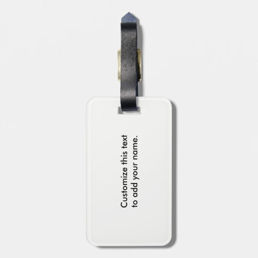 Jetlagged Comic | Uw Bagagelabel voor de veilighei (Achterkant verticaal)