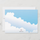 Jetliner Banner die de partij afwijst Kaart (Achterkant)