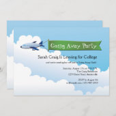 Jetliner Banner die de partij afwijst Kaart (Voorkant / Achterkant)