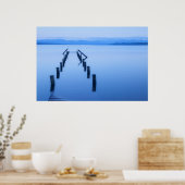 jetons blauw poster (Keuken)