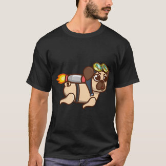 Jetpack Avontuur Pugs T-shirt