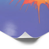 Jetpack Hamster Poster | Grappige Cartoon Muurkuns (Hoek)