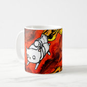 jetroestkat koffiemok (Voorkant links)