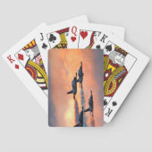 Jets Against Sunset  Pokerkaarten (Achterkant)