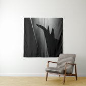 Jets in zwart-wit wandkleed (In situ)