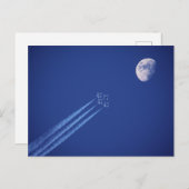 Jets naast Moon | British Columbia Briefkaart (Voorkant / Achterkant)