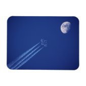 Jets naast Moon | British Columbia Magneet (Horizontaal)