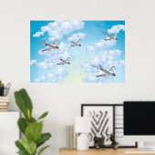 Jets Poster (Thuiskantoor)