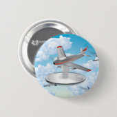 Jets Ronde Button 5,7 Cm (Voorkant /achterkant)