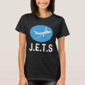 Jets Vliegtuig gevechtsvliegtuig T-shirt (Voorkant)