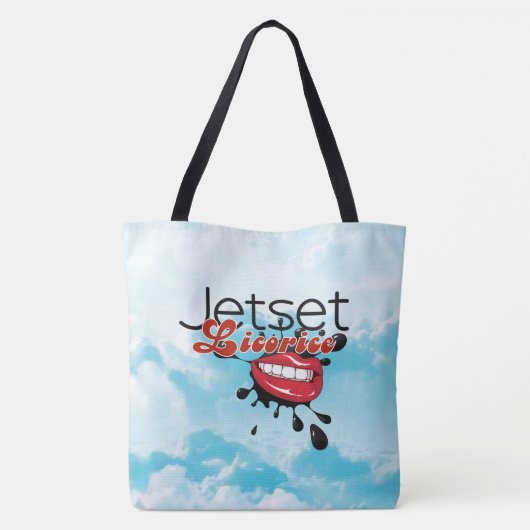 Jetset Licorice > Canvas tas (Achterkant)