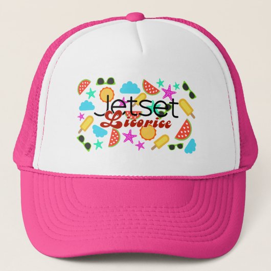 Jetset Licorice > Trucker Hat Trucker Pet (Voorkant)