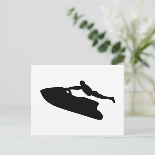 Jetski Briefkaart (Staand voorkant)