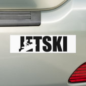 Jetski Bumpersticker (Op auto)
