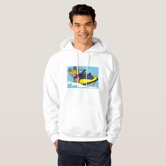Jetski Fun Hoodie (Voorkant volledig)