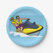 Jetski Fun Papieren Bordje (Voorkant)