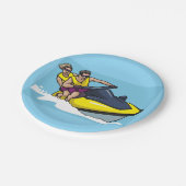 Jetski Fun Papieren Bordje (Gekanteld)