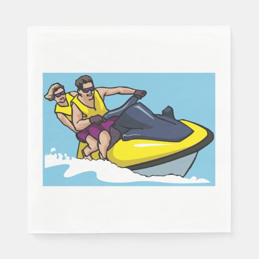 Jetski Fun Servet (Voorkant)